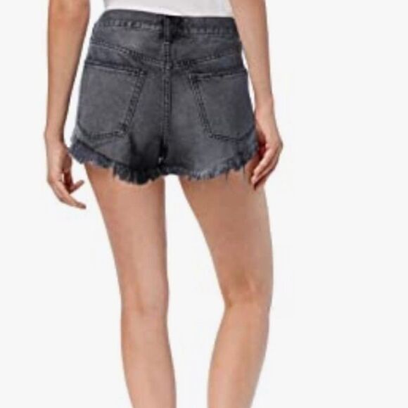 We The Free Relaxed Raw Hem Cutoff Shorts Size 27 - Picture 7 of 7